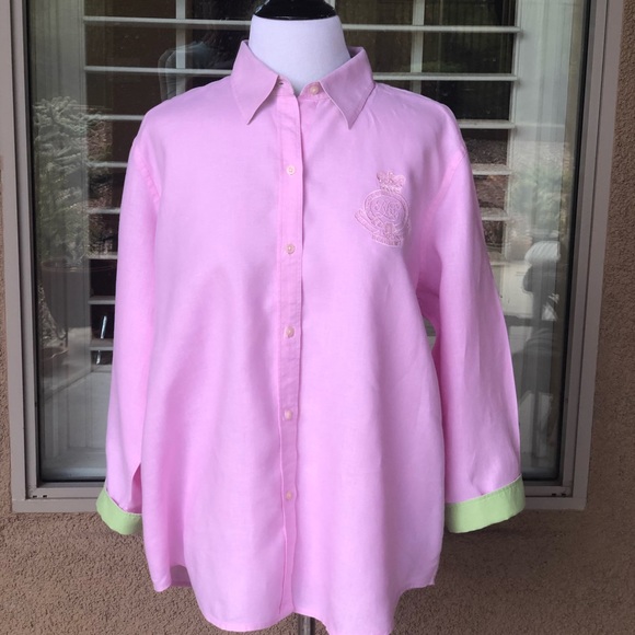 Lauren Ralph Lauren Tops - LAUREN RALPH LAURIN LINEN BLOUSE